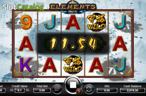 Скрин4. Elements (Ameba) слот