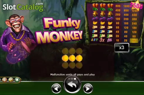 Скрин7. Funky Monkey (Ameba) слот