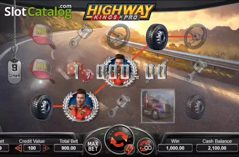 Скрин3. Highway Kings Pro слот