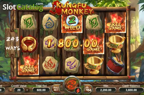 Скрин4. Kung Fu Monkey слот