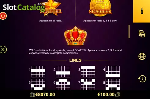Скрин9. Regal Fruits 100 слот