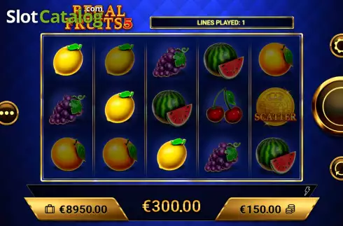 Скрин3. Regal Fruits 5 слот