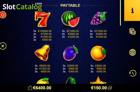 Скрин7. Regal Fruits 5 слот