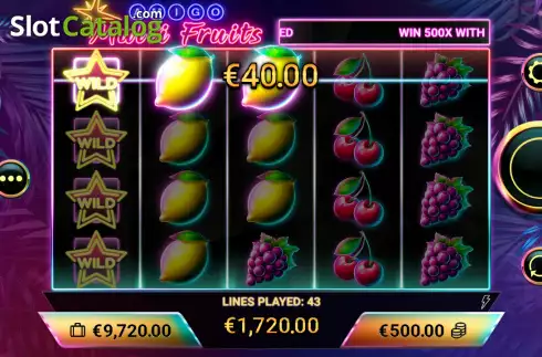 Скрин3. Amigo Multifruits слот