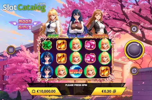 Скрин2. Moon Girls слот