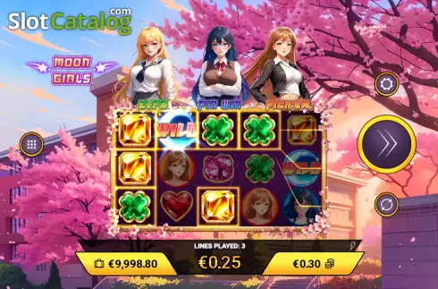 Скрин3. Moon Girls слот