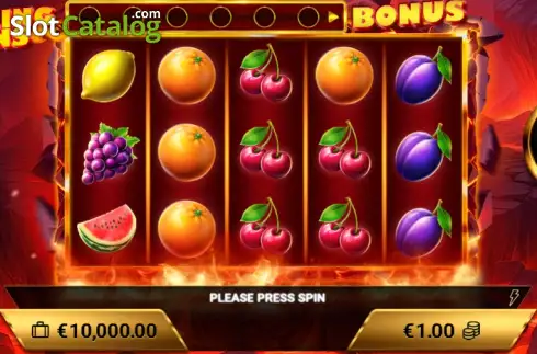 Скрин2. Sizzling Coins слот
