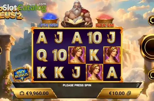 Скрин2. Book of Zeus 2 слот
