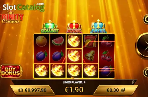 Скрин3. Trinity Crowns слот