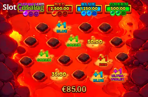 Скрин3. 3 Spirit Volcanoes Dice слот