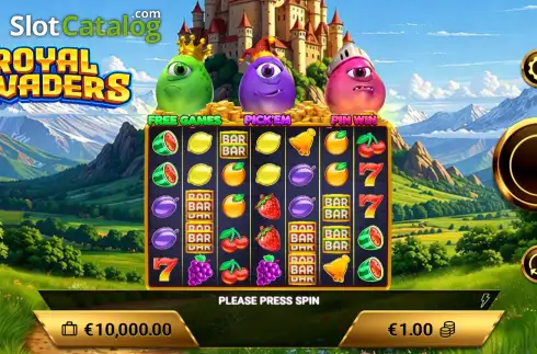 Скрин2. Royal Invaders слот