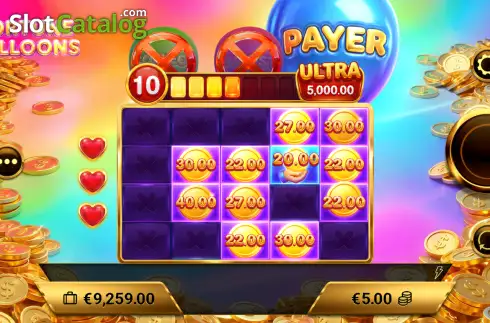 Скрин3. Fortune Balloons слот