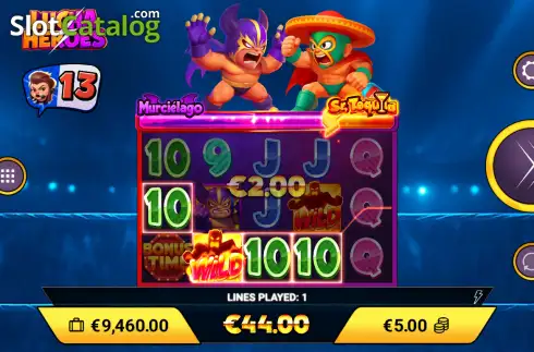 Скрин3. Lucha Heroes (Amigo Gaming) слот
