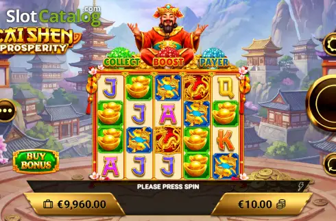 Скрин2. Cai Shen Prosperity слот