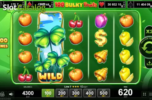 Скрин4. 100 Bulky Fruits слот
