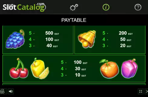Скрин8. 100 Bulky Fruits слот