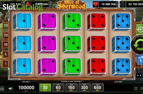 Скрин2. Dice of Sherwood слот