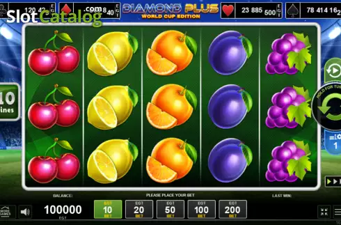 Скрин2. Diamond Plus World Cup Edition слот