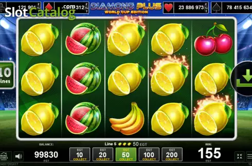 Скрин3. Diamond Plus World Cup Edition слот