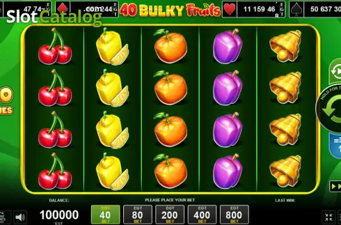 Скрин2. 40 Bulky Fruits слот