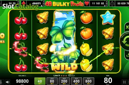 Скрин5. 40 Bulky Fruits слот