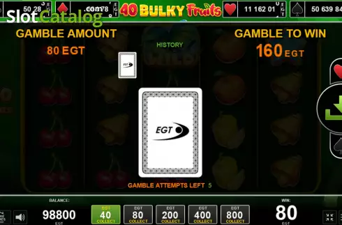 Скрин6. 40 Bulky Fruits слот