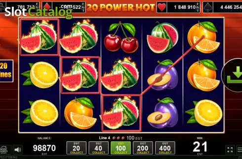 Скрин4. 20 Power Hot слот