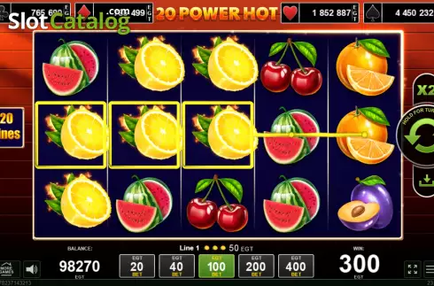 Скрин5. 20 Power Hot слот