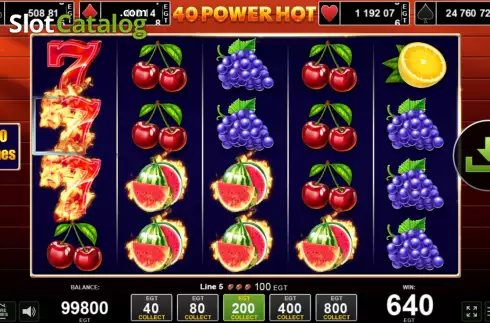 Скрин3. 40 Power Hot слот