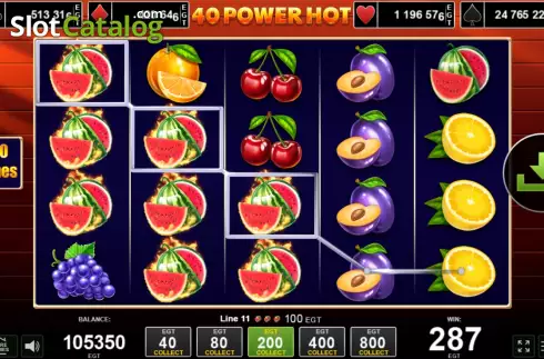 Скрин4. 40 Power Hot слот