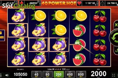 Скрин5. 40 Power Hot слот