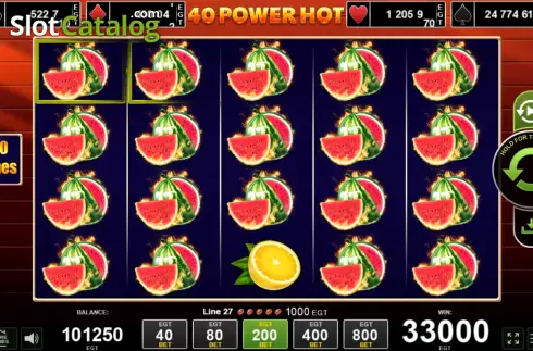 Скрин7. 40 Power Hot слот