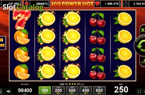 Скрин3. 100 Power Hot слот