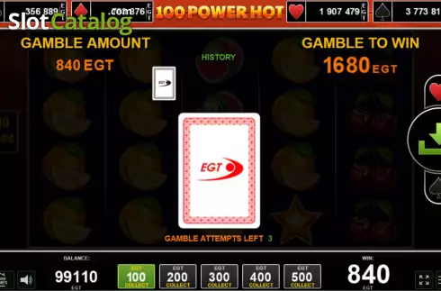 Скрин5. 100 Power Hot слот
