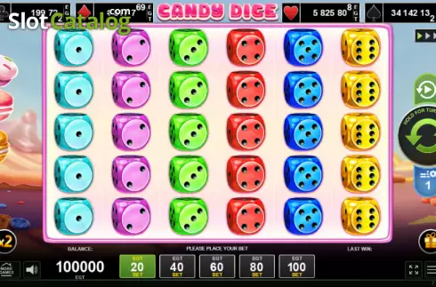 Скрин2. Candy Dice слот