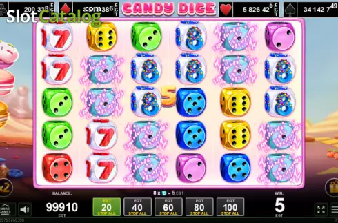 Скрин4. Candy Dice слот
