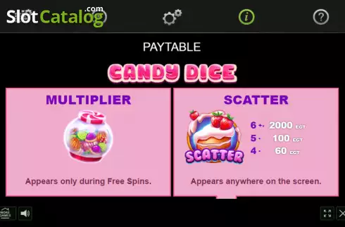 Скрин5. Candy Dice слот