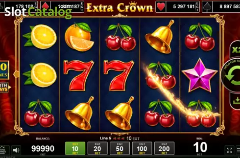 Скрин3. Extra Crown слот