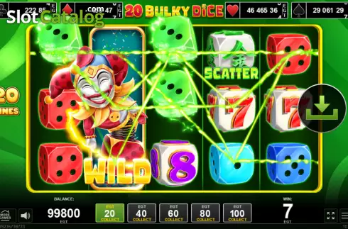 Скрин3. 20 Bulky Dice слот