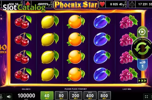 Скрин2. Phoenix Star слот