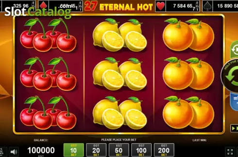 Скрин2. 27 Eternal Hot слот