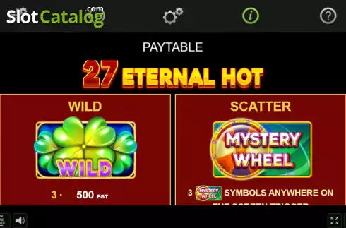 Скрин5. 27 Eternal Hot слот
