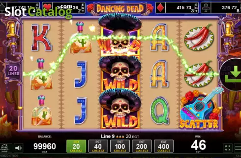 Скрин4. Dancing Dead слот