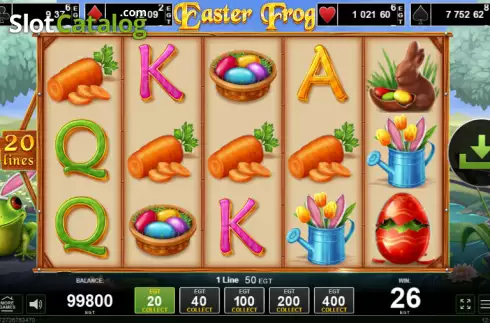 Скрин3. Easter Frog слот
