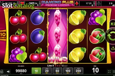 Скрин3. Diamond Plus Valentine's Edition слот