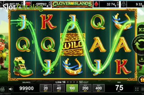 Скрин3. Clover Islands слот