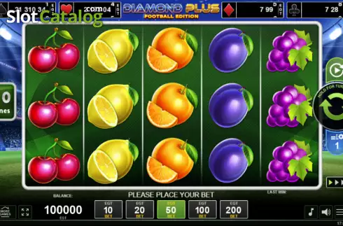 Скрин2. Diamond Plus Football Edition слот