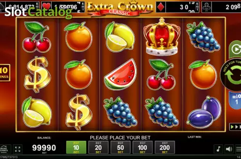 Скрин2. Extra Crown Classic слот