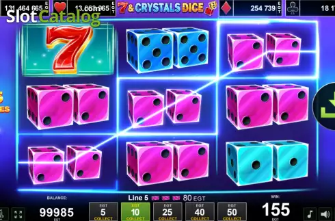 Скрин3. 7 & Crystals Dice слот