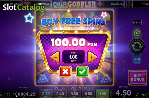 Скрин5. Coin Gobbler слот